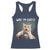 Funny Meme Cat Racerback Tank Top Wait I'm Goat