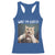 Funny Meme Cat Racerback Tank Top Wait I'm Goat