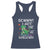 Funny Dinosaur Racerback Tank Top Sorry I Ate The Last Unicorn