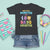 100th Day Of School T Shirt For Kid This Little Monster is 100 Days Smarter - Wonder Print Shop