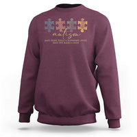 Autism Sweatshirt Fingerprint Autism Each One Makes A Mark