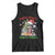 Funny Christmas Raccoon Tank Top Sorta Merry Sorta Feral Merry Trashmas