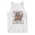 Funny Christmas Raccoon Tank Top Sorry Santa I've Been Feral