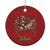 Funny Xmas Raccoon Christmas Ornament Sorry Santa I've Been Feral Reindeer - Wonder Print Shop