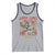 Funny Christmas Raccoon Tank Top Sorry Santa I've Been Feral Reindeer