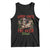 Funny Christmas Raccoon Tank Top Sorry Santa I've Been Feral Reindeer