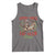 Funny Christmas Raccoon Tank Top Sorry Santa I've Been Feral Reindeer