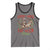 Funny Christmas Raccoon Tank Top Sorry Santa I've Been Feral Reindeer