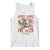 Funny Christmas Raccoon Tank Top Sorry Santa I've Been Feral Reindeer