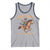 Funny Christmas Raccoon Tank Top Sorry Santa I've Been Feral Cowboy