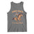 Funny Christmas Raccoon Tank Top Sorry Santa I've Been Feral Cowboy