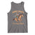 Funny Christmas Raccoon Tank Top Sorry Santa I've Been Feral Cowboy