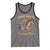 Funny Christmas Raccoon Tank Top Sorry Santa I've Been Feral Cowboy