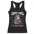 Funny Christmas Opossum Racerback Tank Top Sorry Santa I've Been Feral