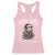 Funny Christmas Opossum Racerback Tank Top Sorry Santa I've Been Feral