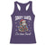 Funny Christmas Opossum Racerback Tank Top Sorry Santa I've Been Feral