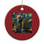 Christmas Starry Night Raccoon Christmas Ornament - Wonder Print Shop