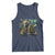 Christmas Starry Night Raccoon Tank Top