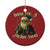 Irish You A Merry Xmas Christmas Ornament Shamrock Santa Ireland Lucky - Wonder Print Shop