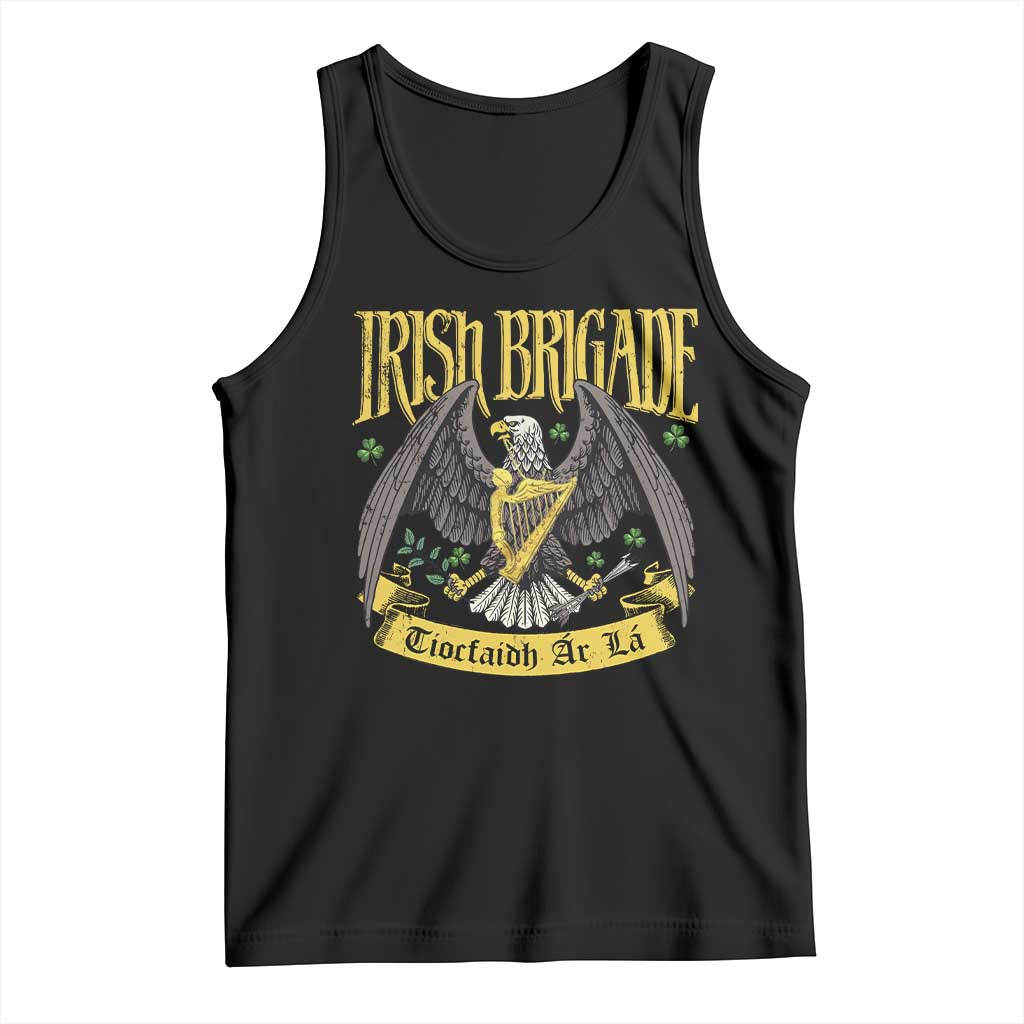 Irish Brigade Tank Top Tiocfaidh Ar La Eagle Patriotic