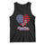 Patriotic Tank Top My Heart Beats For America Valentine's Day