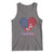 Patriotic Tank Top My Heart Beats For America Valentine's Day