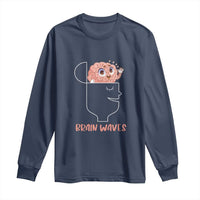 Funny Neuroscience Brain Waves Long Sleeve Shirt