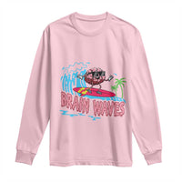 Funny Brain Waves Neuroscience Long Sleeve Shirt