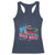 Funny Brain Waves Neuroscience Racerback Tank Top