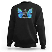 Transplant Recipient On Grateful Wings I Fly Sweatshirt