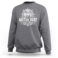 Vintage Motor Boat Captain Sweatshirt