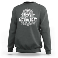 Vintage Motor Boat Captain Sweatshirt