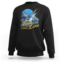 Fishing Boat Sweatshirt Hook Line and Sinker