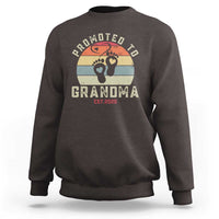 Retro Promoted To Grandma est 2025 Sweatshirt