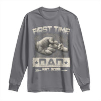 First Time Dad Est 2025 Long Sleeve Shirt