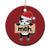 Meh Black Cat Sarcastic Funny Xmas Christmas Ornament - Wonder Print Shop