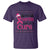 My Christmas Wish Is A Cure Breast Cancer T Shirt - Wonder Print Shop