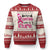 My Christmas Wish Is A Cure Breast Cancer Ugly Christmas Sweater - Wonder Print Shop