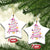 Christmas Breast Cancer Christmas Ornament Pink Ribbon Xmas Tree - Wonder Print Shop