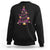 Christmas Breast Cancer Sweatshirt Pink Ribbon Xmas Tree - Wonder Print Shop