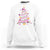 Christmas Breast Cancer Sweatshirt Pink Ribbon Xmas Tree - Wonder Print Shop