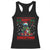 Funny Heavy Christmas Rock Band Guitarist Racerback Tank Top