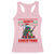 Funny Heavy Christmas Rock Band Guitarist Racerback Tank Top