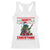 Funny Heavy Christmas Rock Band Guitarist Racerback Tank Top