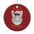 Funny Skibidi Rizzmas Santa Toilet Meme Christmas Ornament - Wonder Print Shop