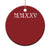 Happy New Year 2025 Christmas Ornament MMXXV Roman Numerals - Wonder Print Shop