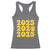 Funny Happy New Year 2025 Racerback Tank Top