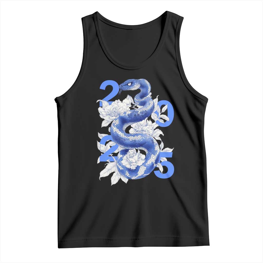 Year Of The Snake 2025 Tank Top Chinese New Year Blue Snake