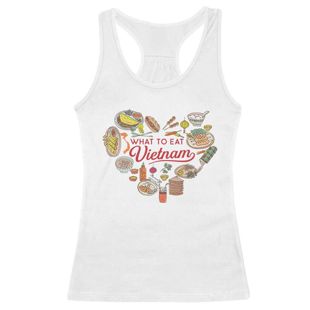 Vietnamese Food Lover Racerback Tank Top What To Eat In Vietnam Viet Nam