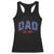 Dad Est 2025 Racerback Tank Top Patriotic America Flag New Father